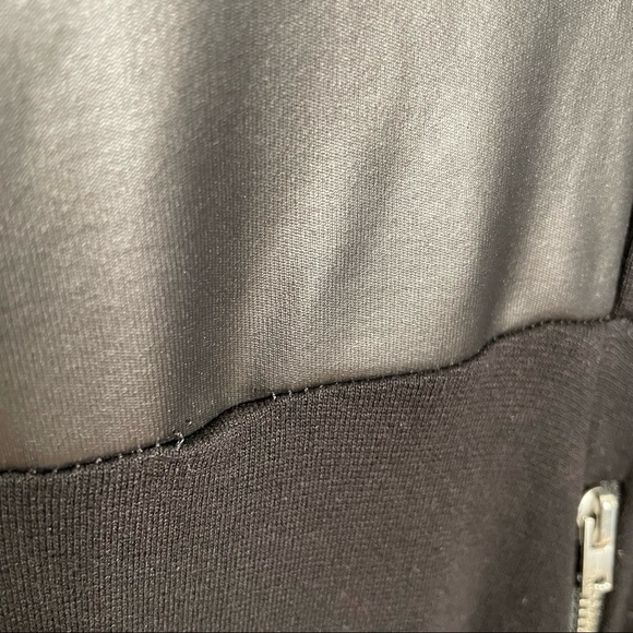 Venus | Faux Leather Long Sleeve A-Line Dress - Picture 8 of 8